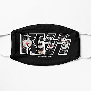 KISS the band logo with members in it Flat Mask RB2411