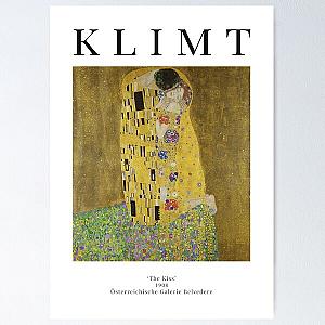 The Kiss - Gustav Klimt - Exhibition Poster Poster RB2411