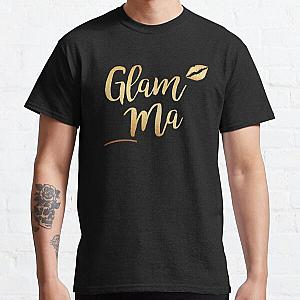 Perfect Glam-ma Glamma Granny Grandma Gold Kiss Present Gift  Classic T-Shirt RB2411