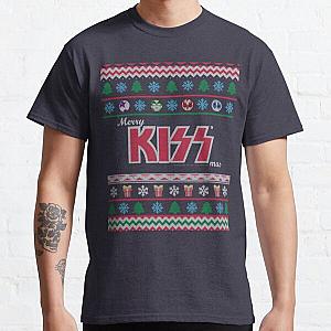 KISS   the Band - Merry KissMas Ugly Sweater Classic T-Shirt RB2411