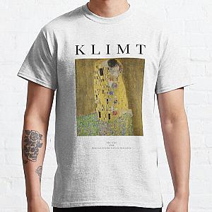 The Kiss - Gustav Klimt - Exhibition Poster Classic T-Shirt RB2411
