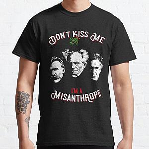 Nietzsche Schopenhauer Cioran - Don t Kiss Me I m a Misanthrope Classic T-Shirt RB2411