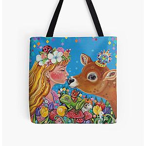 Waking Kiss All Over Print Tote Bag RB2411