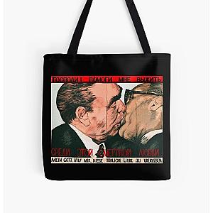 Fraternal Kiss All Over Print Tote Bag RB2411
