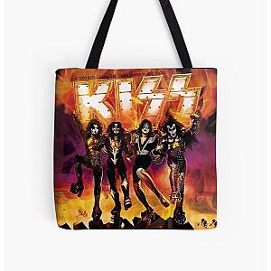 kiss the band- Rock band Hard Rock Kiss army Destroyer All Over Print Tote Bag RB2411
