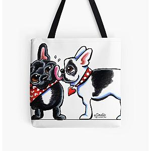 French Kiss All Over Print Tote Bag RB2411