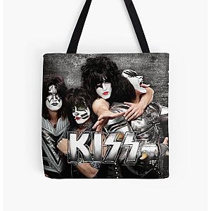 KISS grey look up close All Over Print Tote Bag RB2411