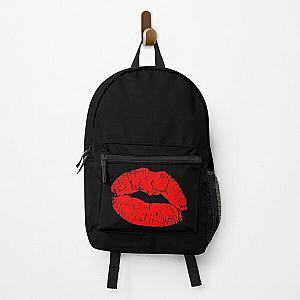 Red Lips, kiss, fun lips pattern Backpack RB2411