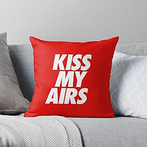 Kiss My Airs Throw Pillow RB2411
