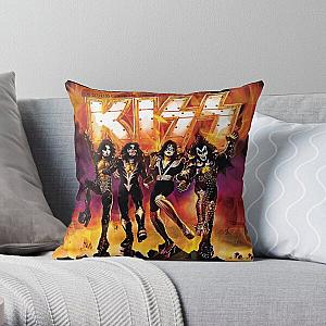 kiss the band- Rock band Hard Rock Kiss army Destroyer Throw Pillow RB2411