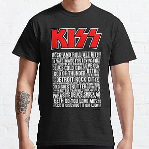 Kiss Band The Best Songs Classic T-Shirt RB2411