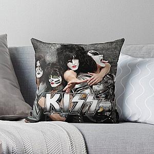 KISS grey look up close Throw Pillow RB2411