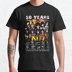 50 Years 1973-2023 Kiss Thank you for the memories Classic T-Shirt RB2411