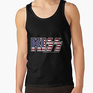 KISS  USA Flag Logo  Tank Top RB2411