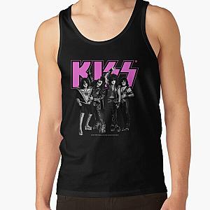 KISS   The Band - Pink, Black and White Version Tank Top RB2411