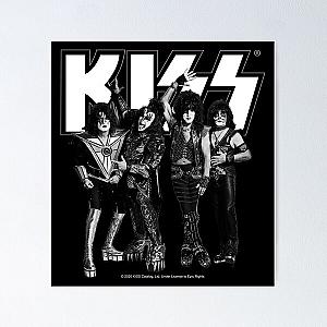 KISS   The Band - Full Black and White Poster RB2411
