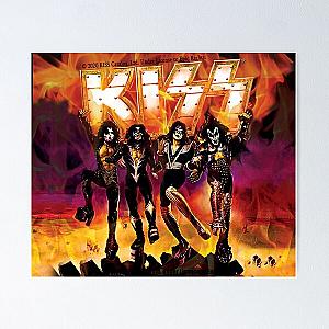kiss the band t shirt Poster RB2411