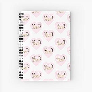 Kittie In Your Heart Spiral Notebook