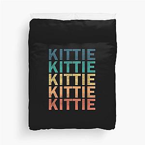 Kittie Name T Shirt - Kittie Vintage Retro Kittie Name Gift Item Tee Duvet Cover