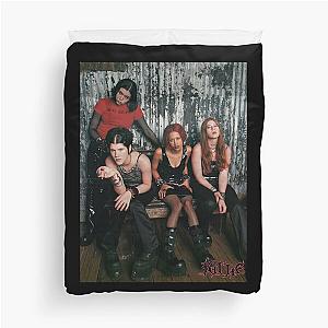 Kittie black rare spit Duvet Cover