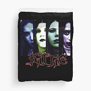 Kittie black rare spit Duvet Cover