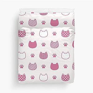 Kittie Pink Duvet Cover