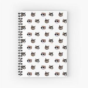 Cool Kitties Sticker-pack Spiral Notebook