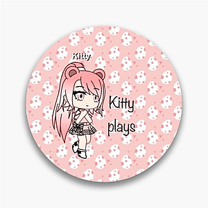 KittyPlays Queen Of The Stream Kitty Plays Pins