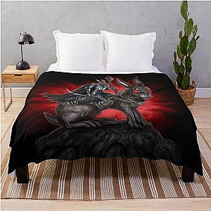 Rabbit Knight Rider Throw Blanket