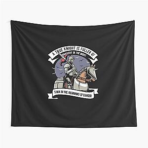 Retro Knight Rider Horse Tapestry