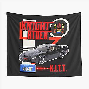 Knight Rider KITT Car Racing Design Tapestry