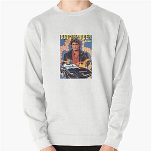 David Hasselhoff in Knight Rider Pullover Sweatshirt