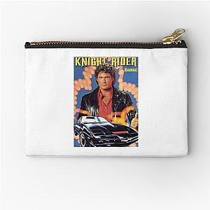 David Hasselhoff with KITT in Knight Rider Zipper Pouch