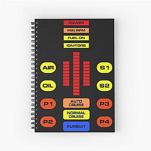 Kitt Knight Rider Dashboard Spiral Notebook