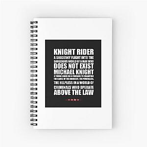 Knight Rider Spiral Notebook