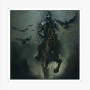 Creepy Dark Knight Rider Gothic Sticker