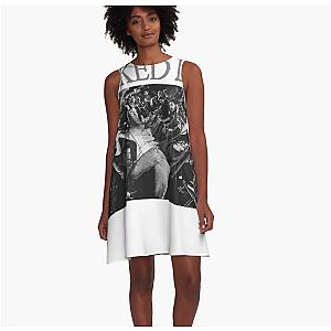 Retro Vintage Knocked Loose Higher Power Love You A-Line Dress Premium Merch Store