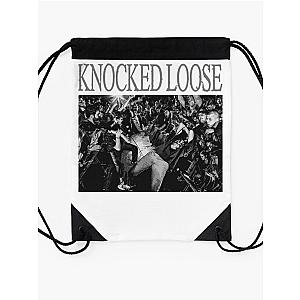 Retro Vintage Knocked Loose Higher Power Love You Drawstring Bag Premium Merch Store