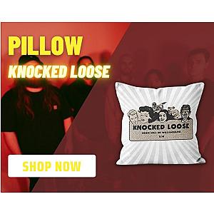 Knocked Loose Throw Pillow