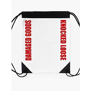 Knocked Loose Damaged Goods Drawstring Bag Premium Merch Store