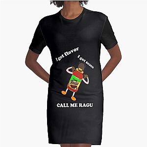 Kodak Black Kodak- Call me Ragu Graphic T-Shirt Dress