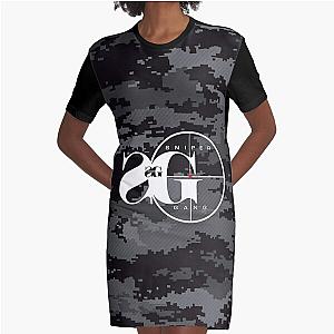 SniperGang in Kodak Black Graphic T-Shirt Dress