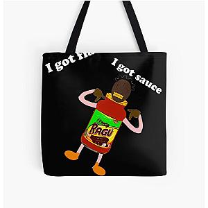 Kodak Black Kodak- Call me Ragu All Over Print Tote Bag