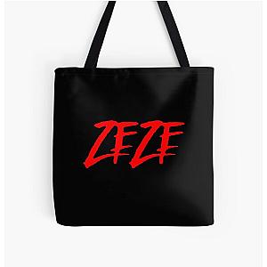 Zeze - Kodak Black (Red Logo) All Over Print Tote Bag