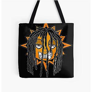 Kodak Black CHIEF KEEF - GLO GANG All Over Print Tote Bag