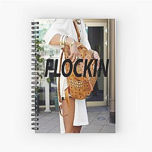 Kodak Black "Baby Girl Your MCM Be Flockin" Spiral Notebook