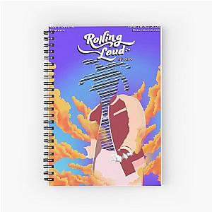 Kodak Black Rolling loud poster fanart Spiral Notebook