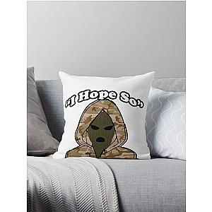 Kodak Black I Hope So Meme Throw Pillow