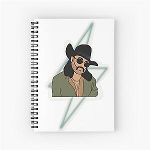 Koe Wetzel lightning bolt Spiral Notebook