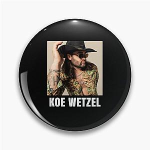 Music Vintage Retro Koe Wetzel Gifts For Music Fans Pin